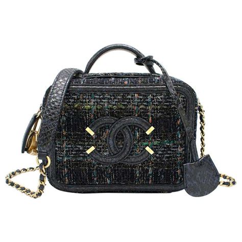 chanel blue water snake bag|CHANEL Tweed Watersnake Quilted Medium CC Filigree Flap .